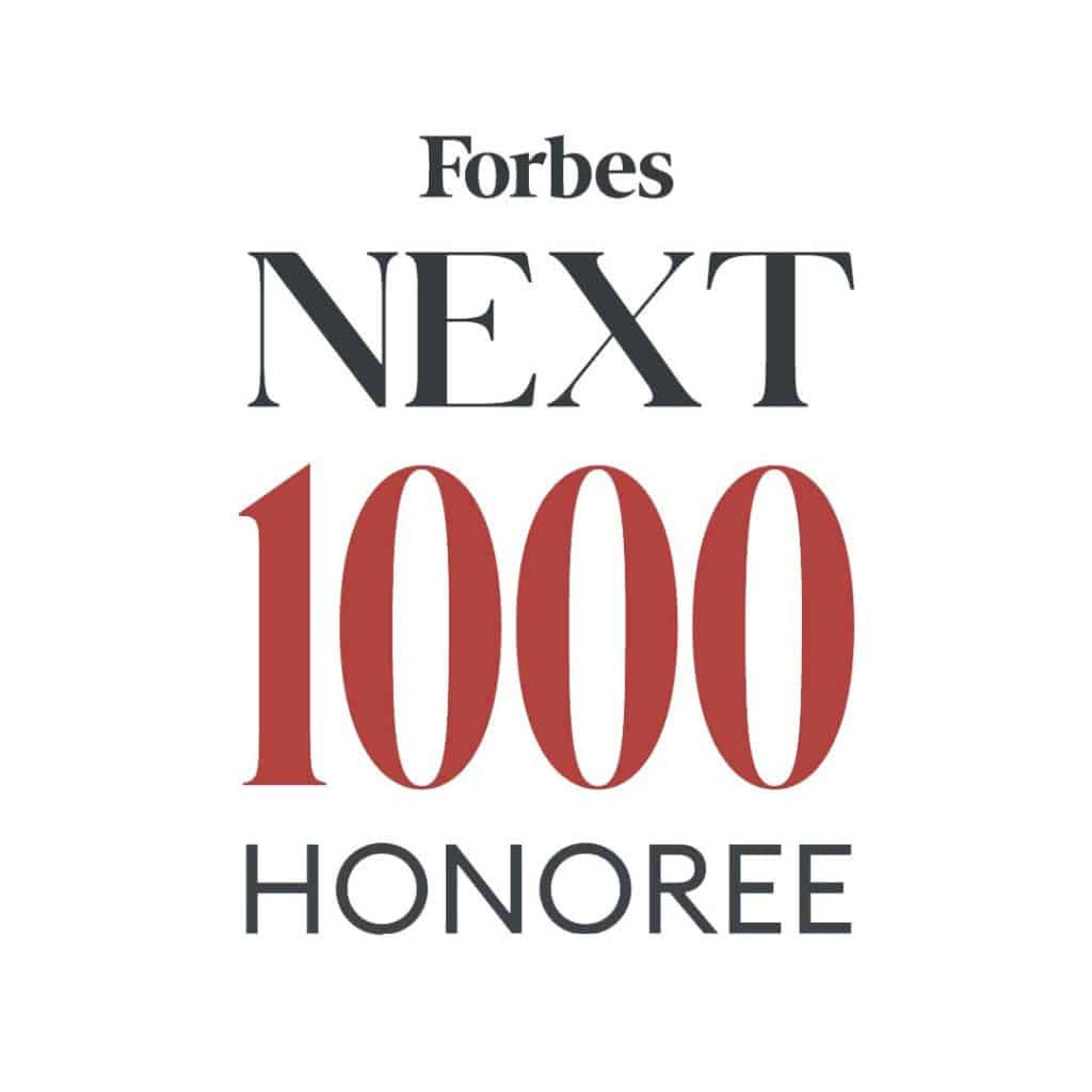 Forbes Next 1000 Honoree Award_eLuma