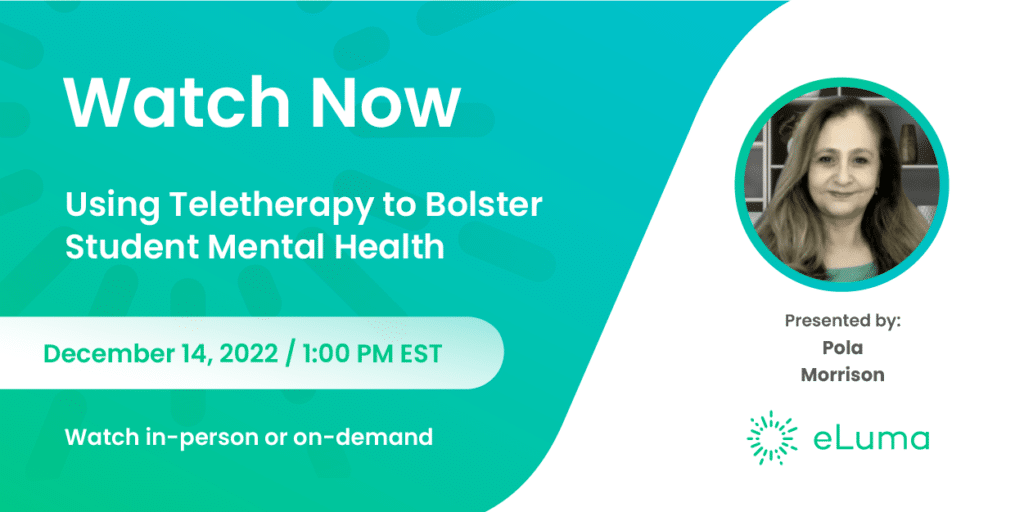 Pola Morrison Webinar: Using Teletherapy to Bolster Student Mental Health