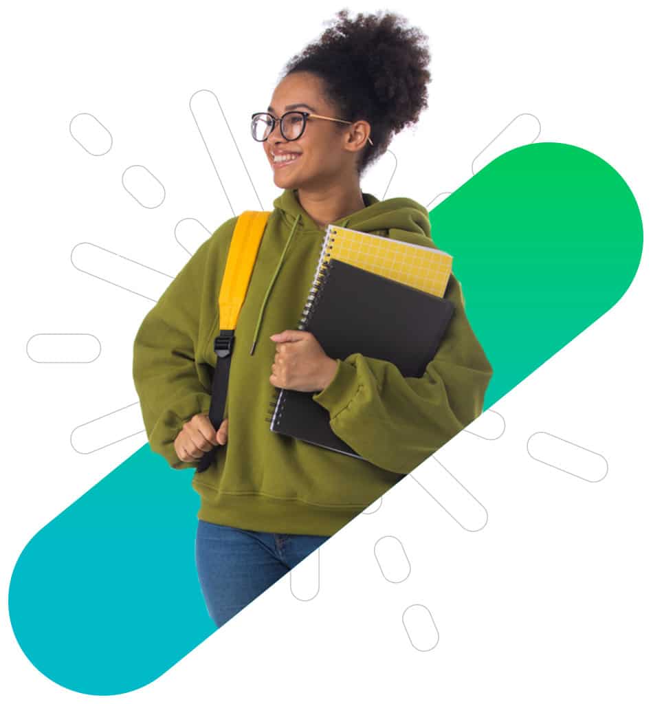 student with positive behavioral health